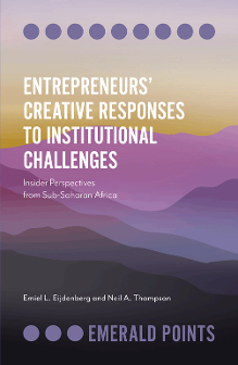 Cover of Entrepreneurs’ Creative Responses to Institutional Challenges