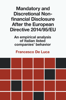 Cover of Mandatory and Discretional Non-financial Disclosure after the European Directive 2014/95/EU
