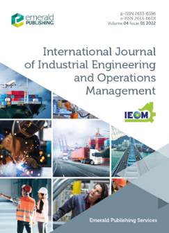 Cover of International Journal of Industrial Engineering and Operations Management