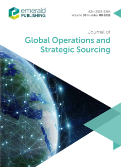 Cover of Journal of Global Operations and Strategic Sourcing