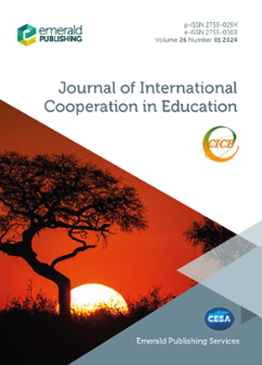 Cover of Journal of International Cooperation in Education
