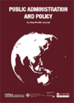 Cover of Public Administration and Policy: An Asia-Pacific Journal