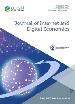 Cover of Journal of Internet and Digital Economics