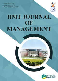 Cover of IIMT Journal of Management