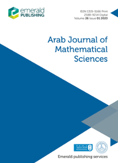Cover of Arab Journal of Mathematical Sciences
