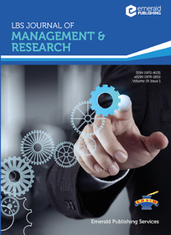 Cover of LBS Journal of Management & Research