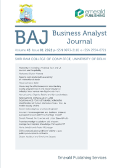 Cover of Business Analyst Journal